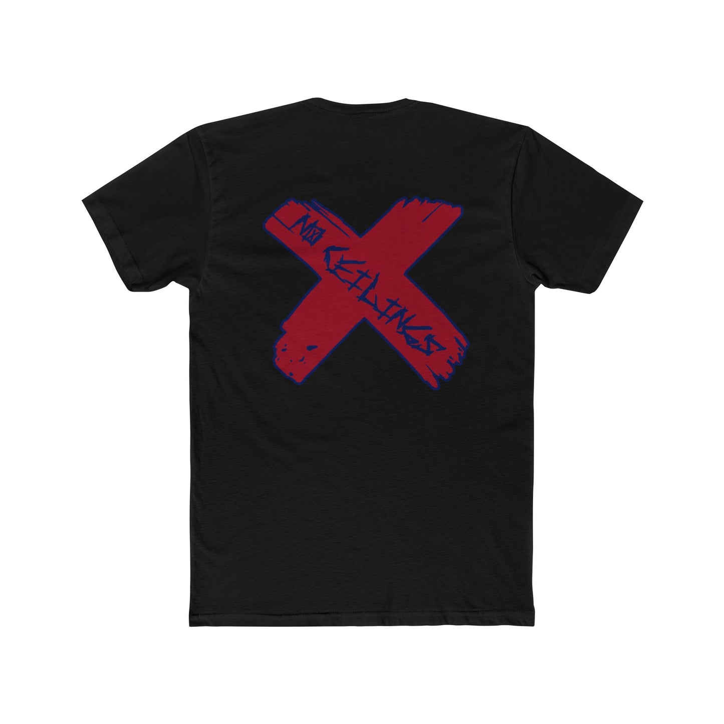 NFL Giants Themed Unisex Cotton Crew Tee - Noceilings X Logo