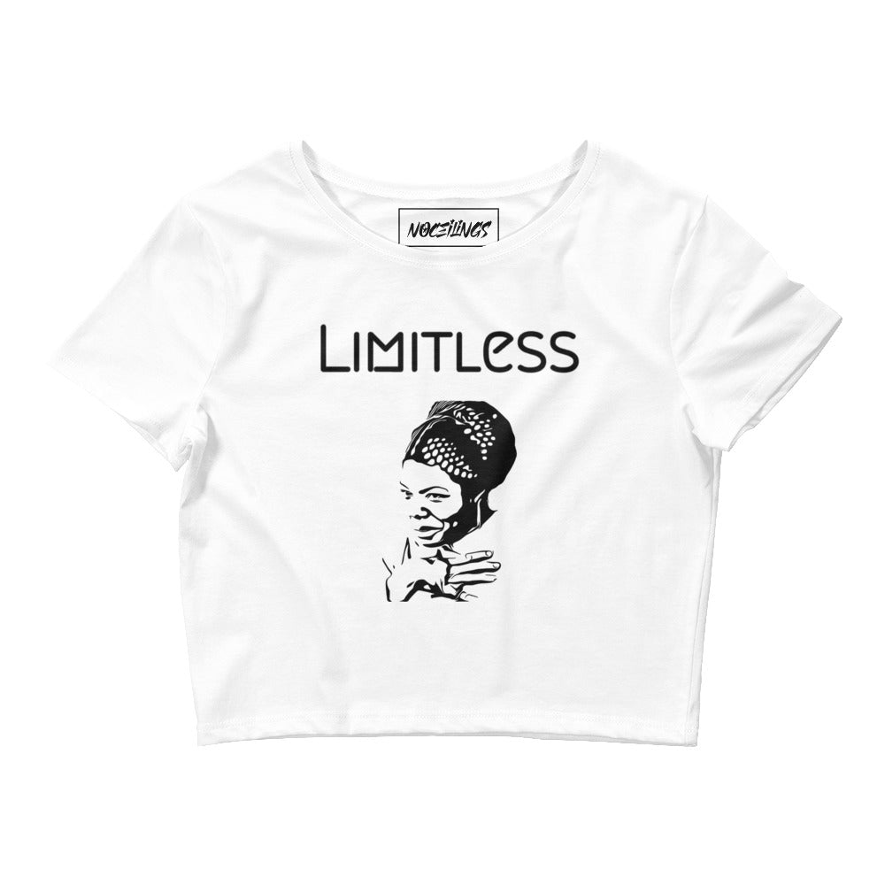 Limitless Maya Angelou Women’s Crop Tee - NoCeilingsClothing