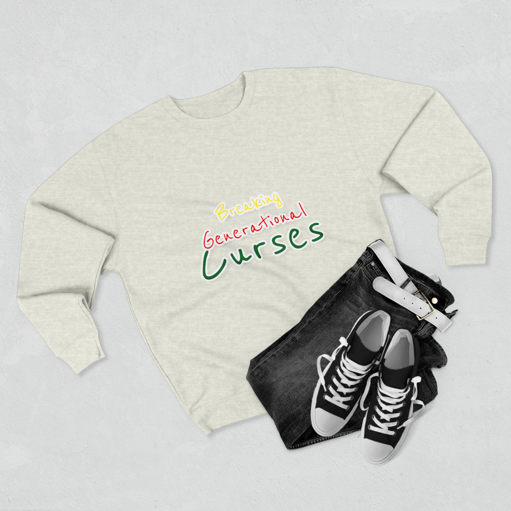 Breaking Generational Curses Multiple CW Unisex Premium Crewneck Sweatshirt