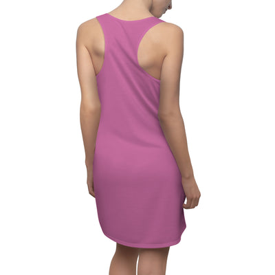 Pretty Asf Dress in Pink (AOP) - NoCeilingsClothing