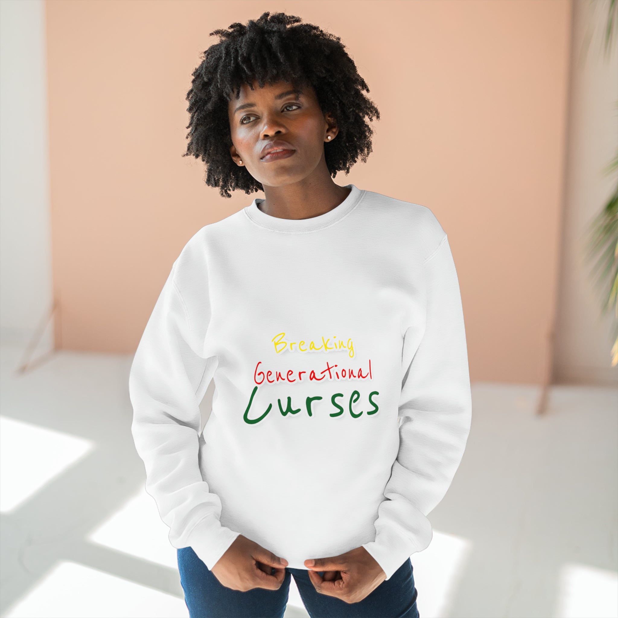 Breaking Generational Curses Multiple CW Unisex Premium Crewneck Sweatshirt