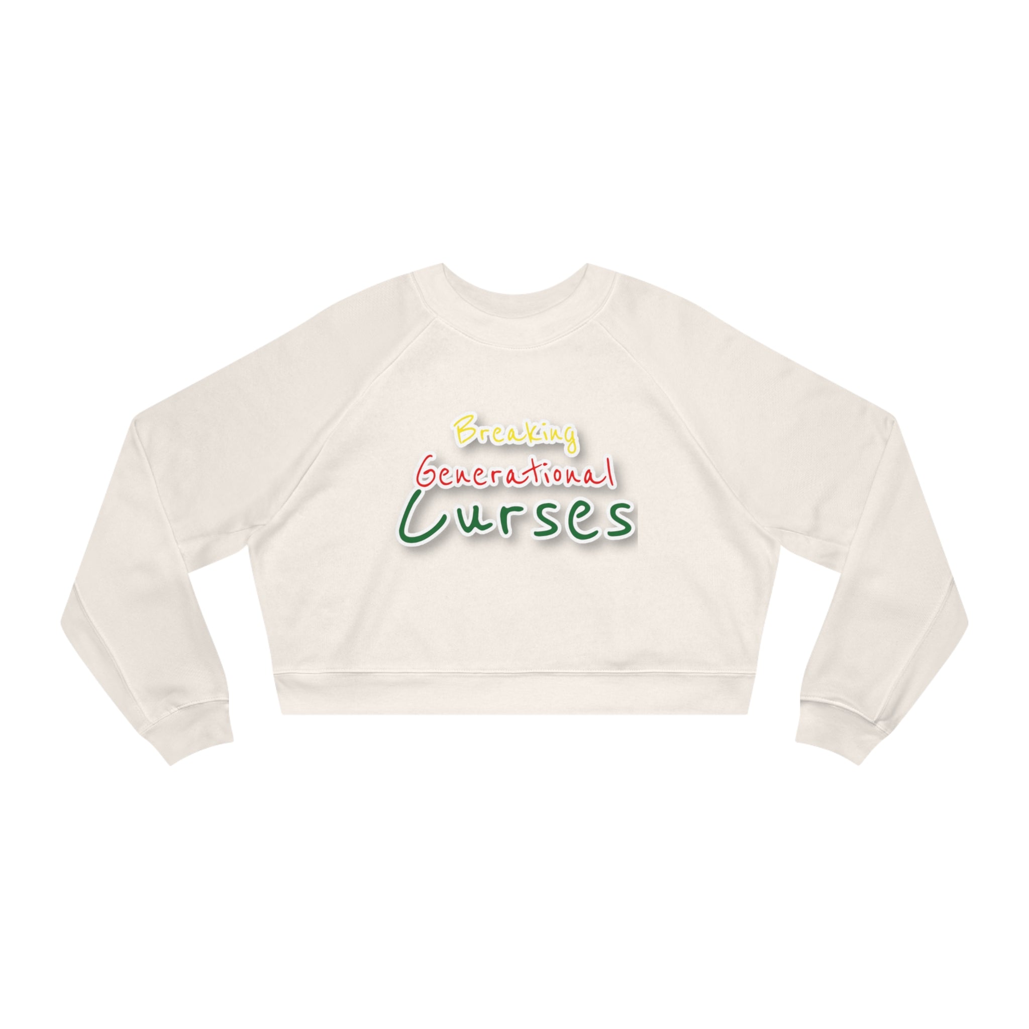 Womens Breaking Generational Curses Cropped Sweatshirt