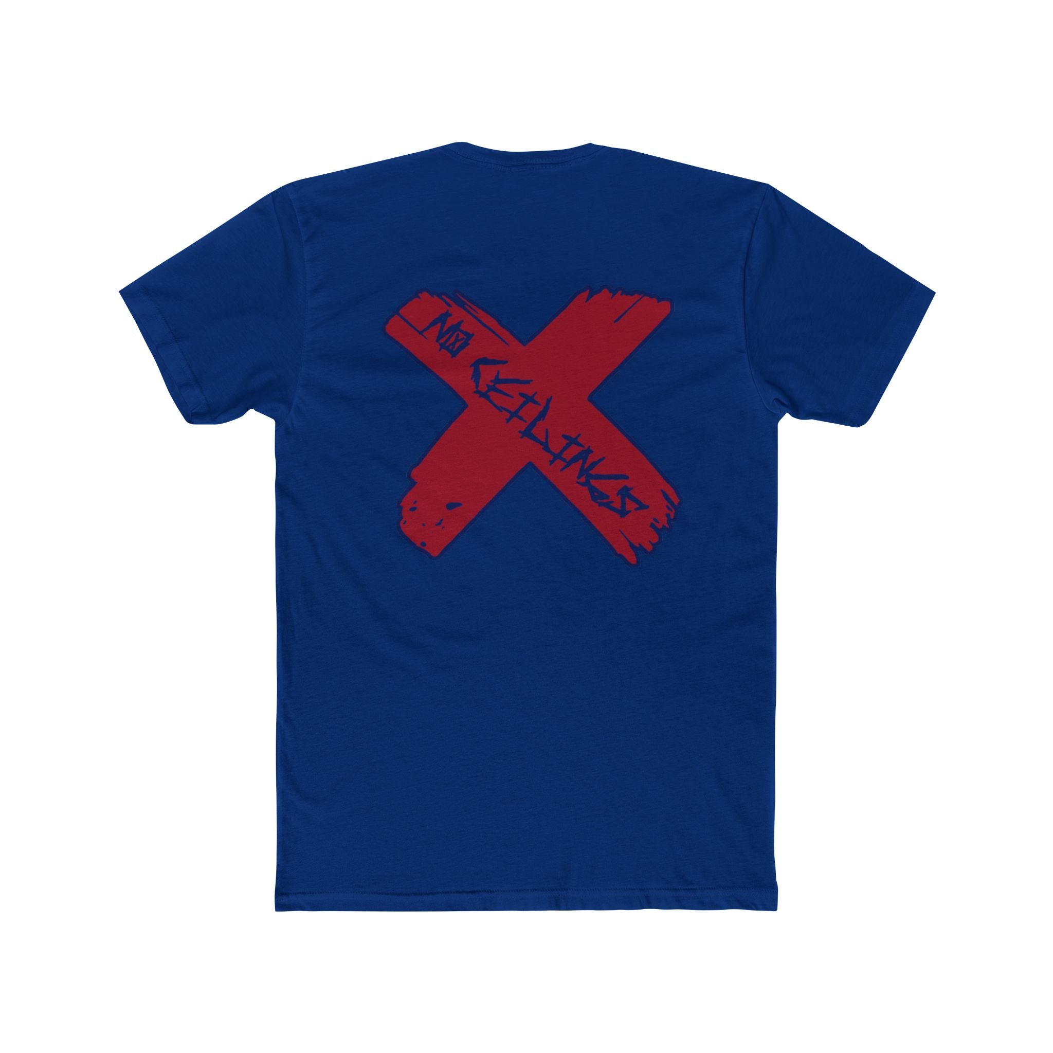 NFL Giants Themed Unisex Cotton Crew Tee - Noceilings X Logo