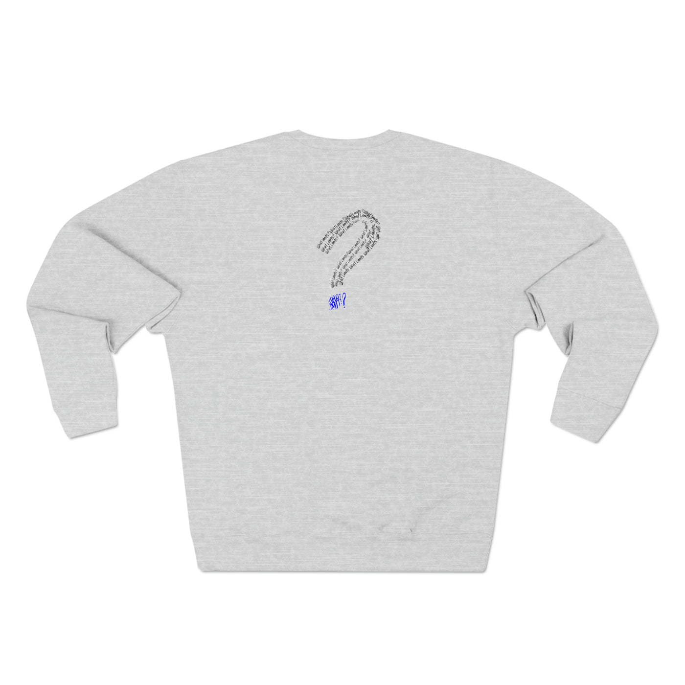 Grey/Blue Joker Unisex Premium Crewneck Sweatshirt