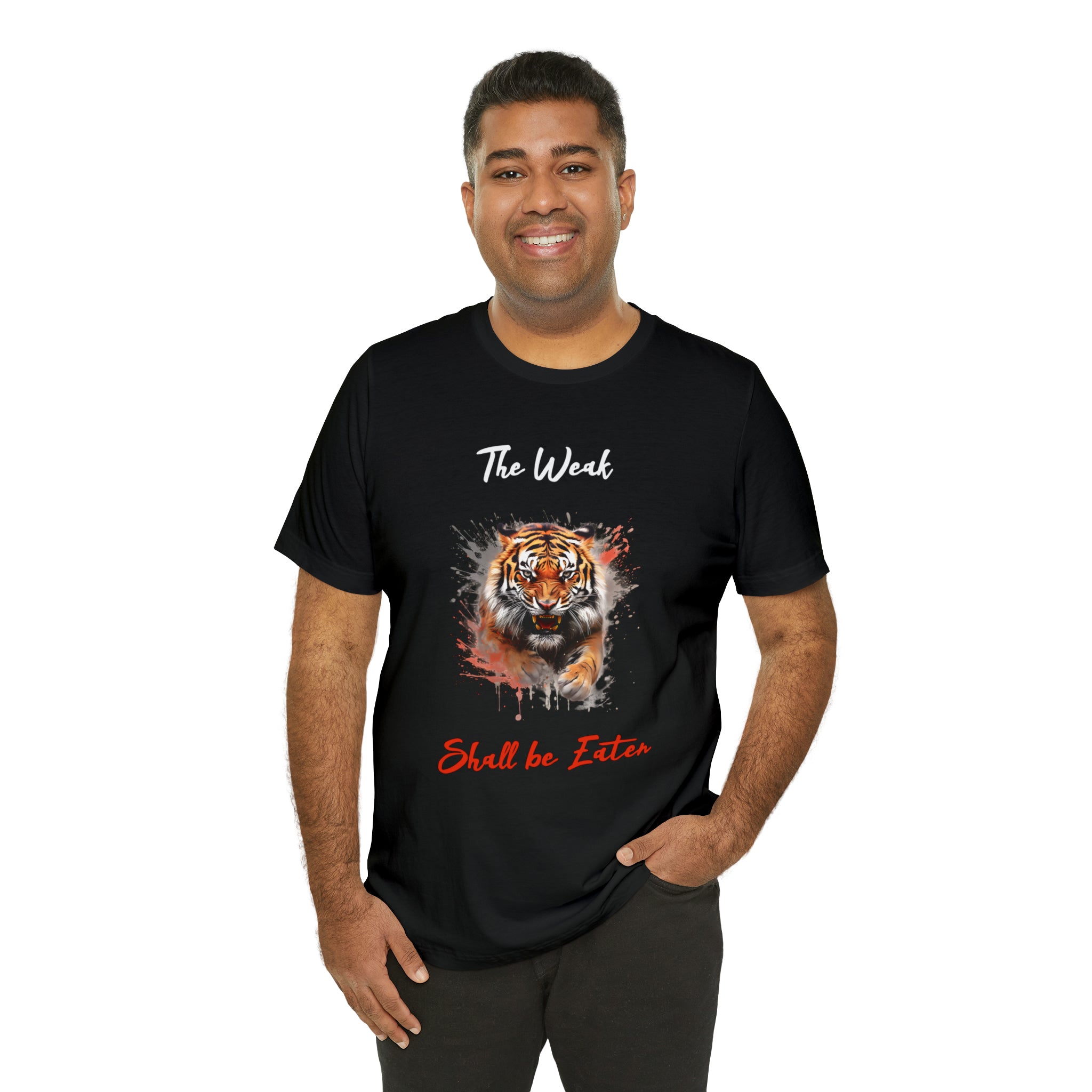 The weak shall be eaten Unisex Jersey Short Sleeve Tee - NoCeilingsClothing