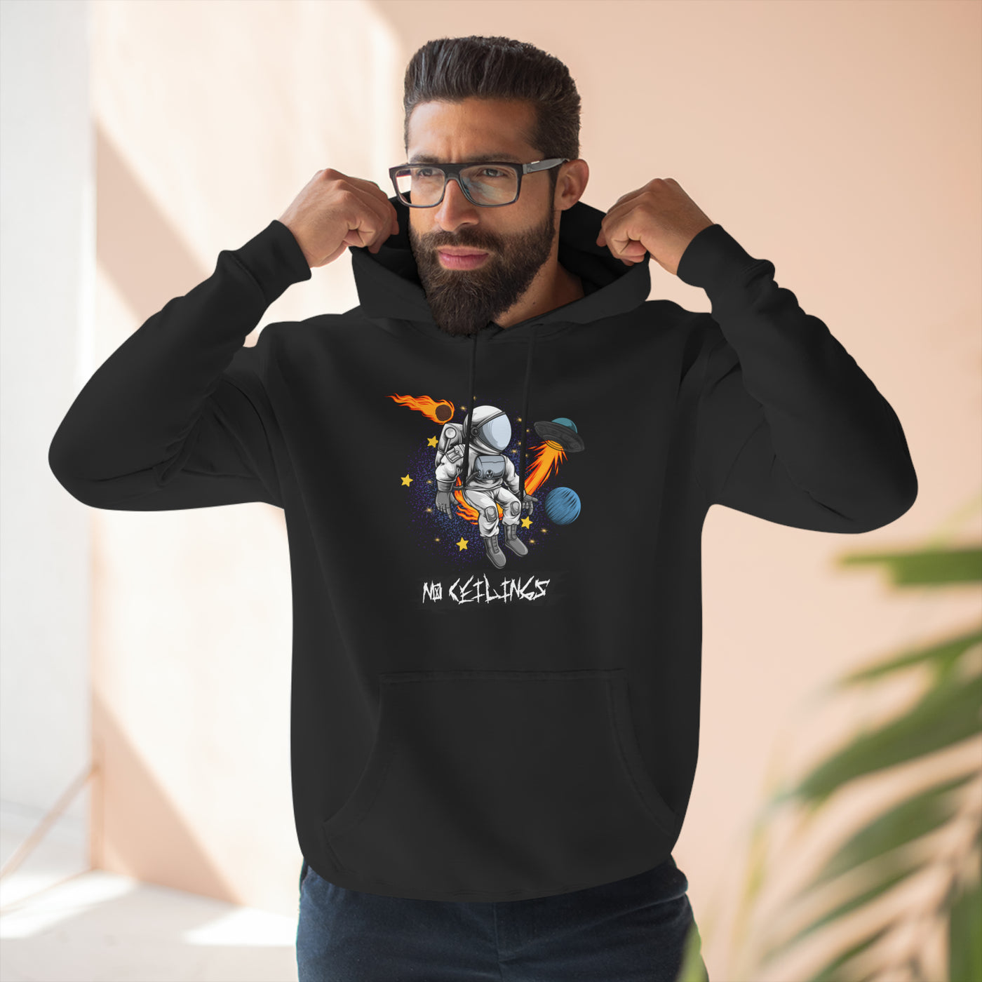 Noceilings out of this world Unisex Premium Crewneck Hoodie