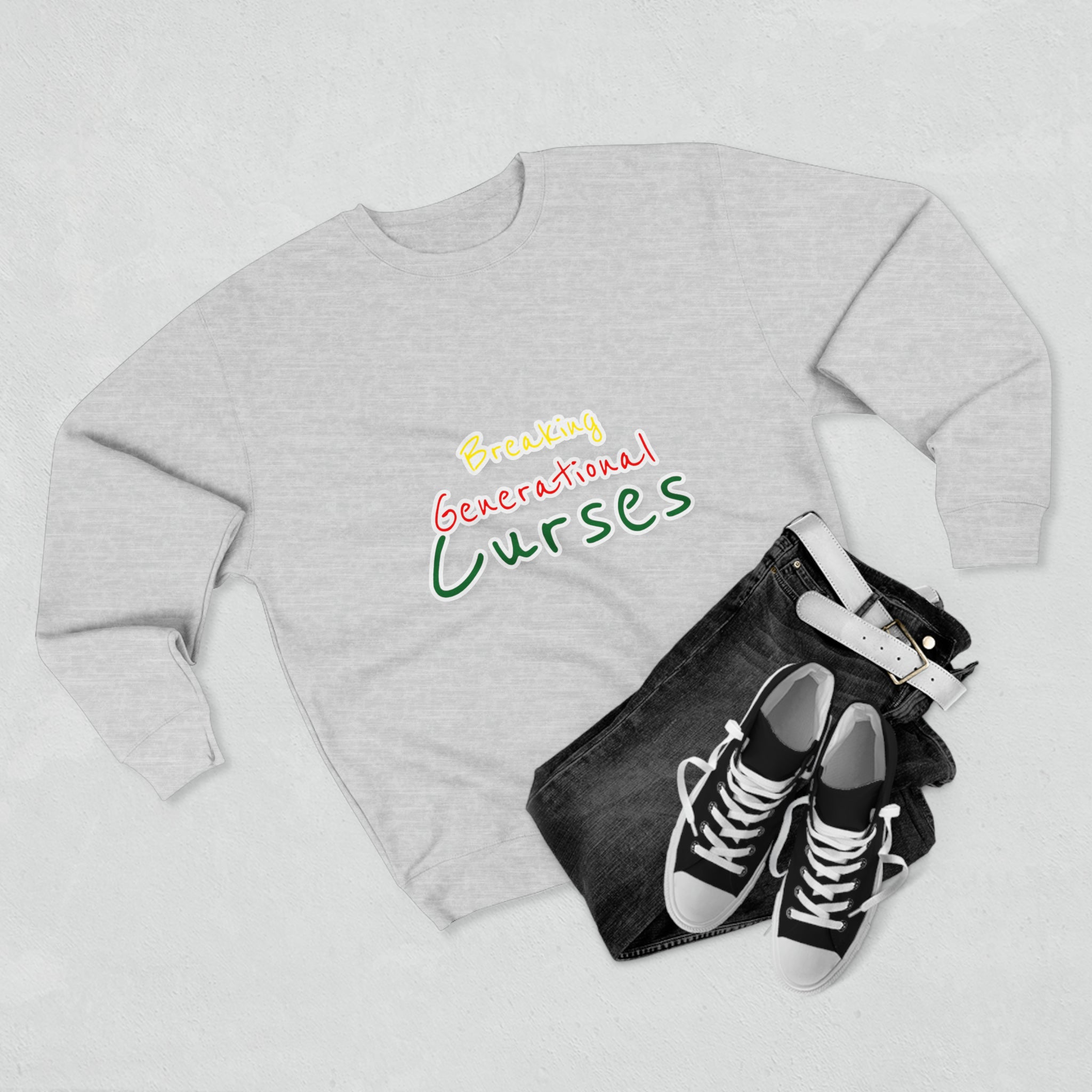 Breaking Generational Curses Multiple CW Unisex Premium Crewneck Sweatshirt