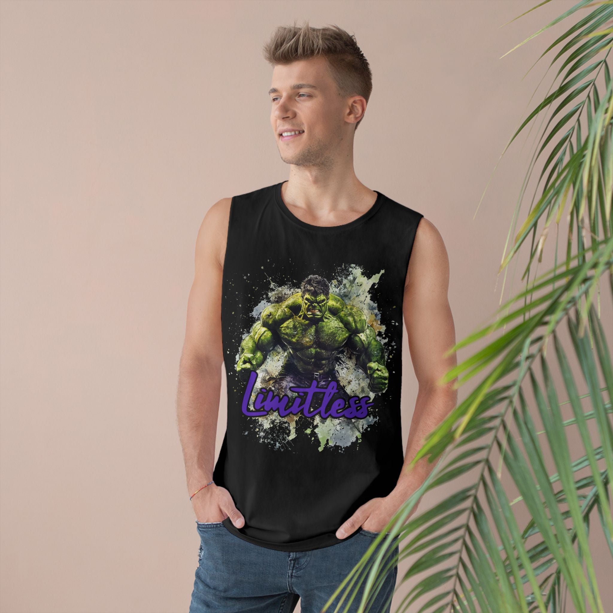 Incredible Hulk Limitless Grunge style Cutoff