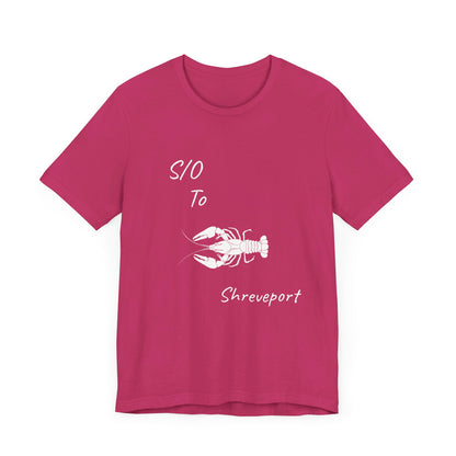 S/O to Shreveport Unisex Jersey Short Sleeve Tee