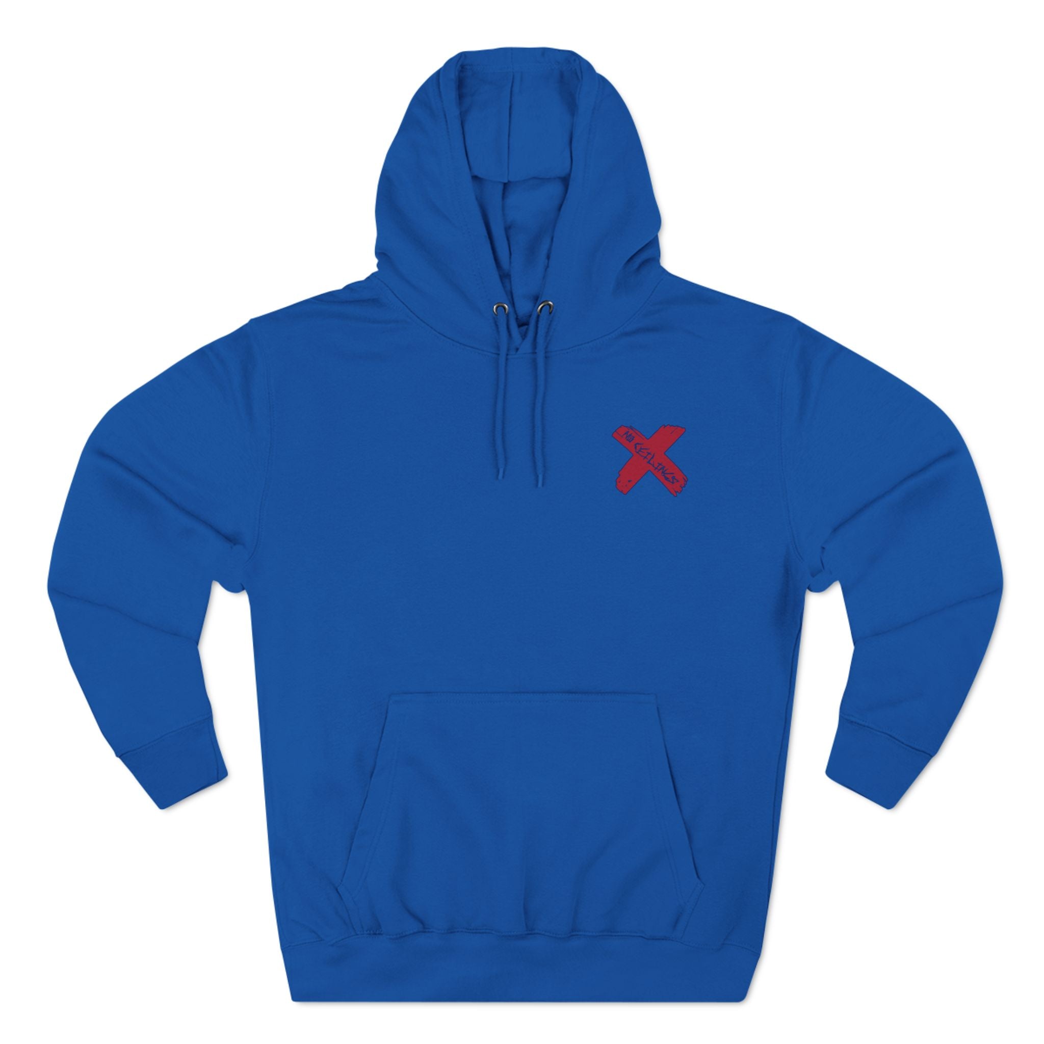 Noceilings X Style Logo in NFL Giants Colors Unisex Hoodie