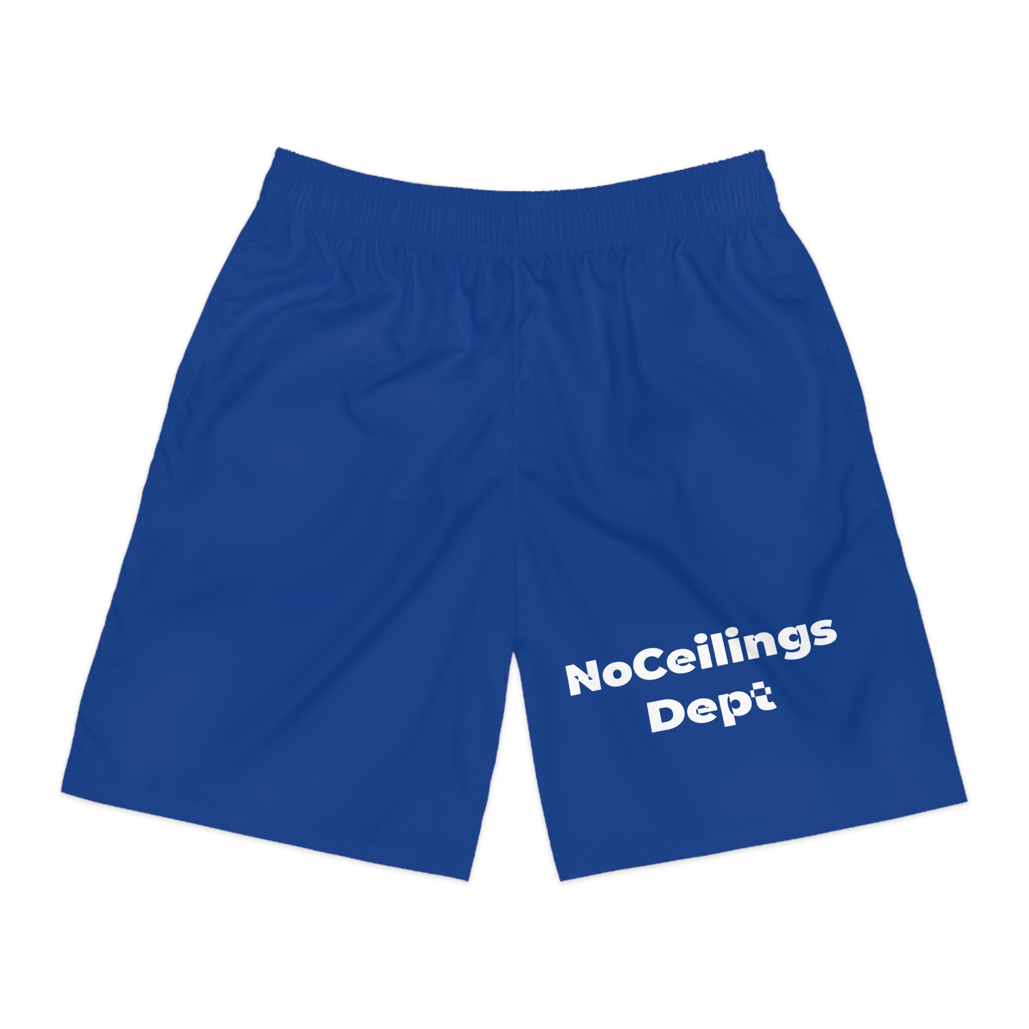 NoCeilings Dept Blue Men's Jogger Shorts (AOP)