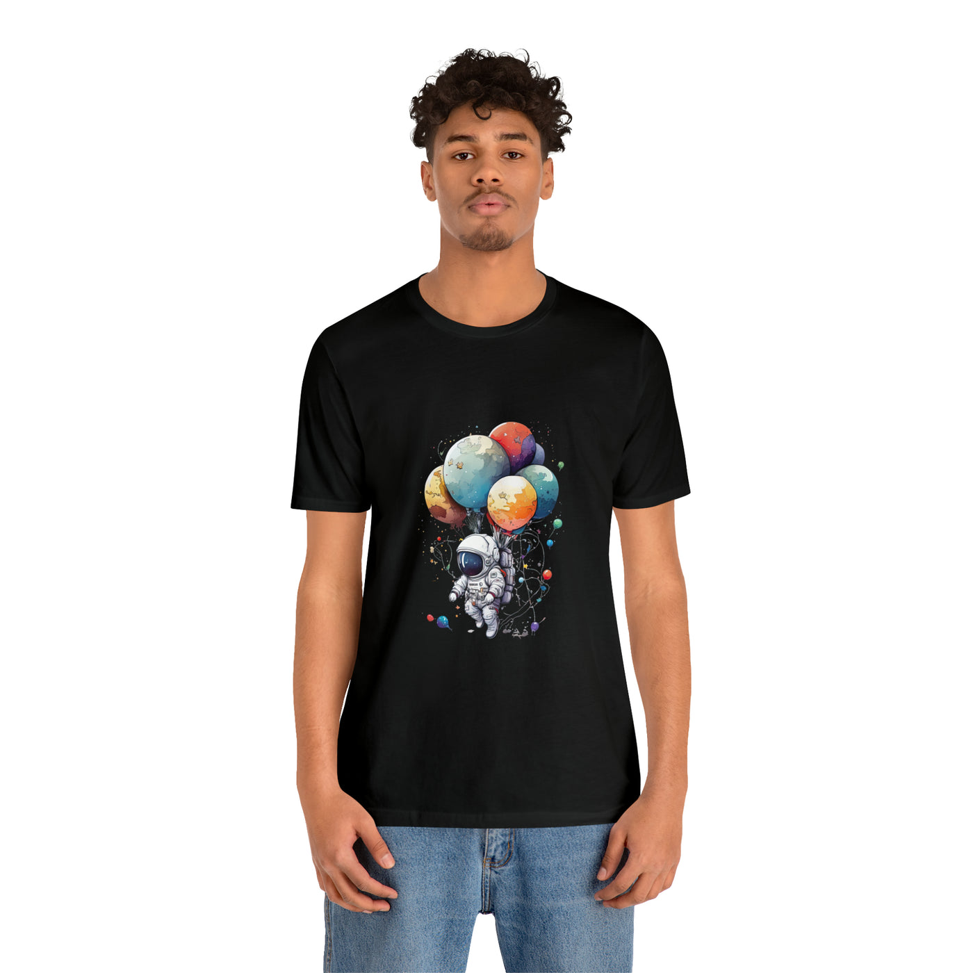 Astronaut Ballon Tee Unisex Jersey Short Sleeve Tee - NoCeilingsClothing