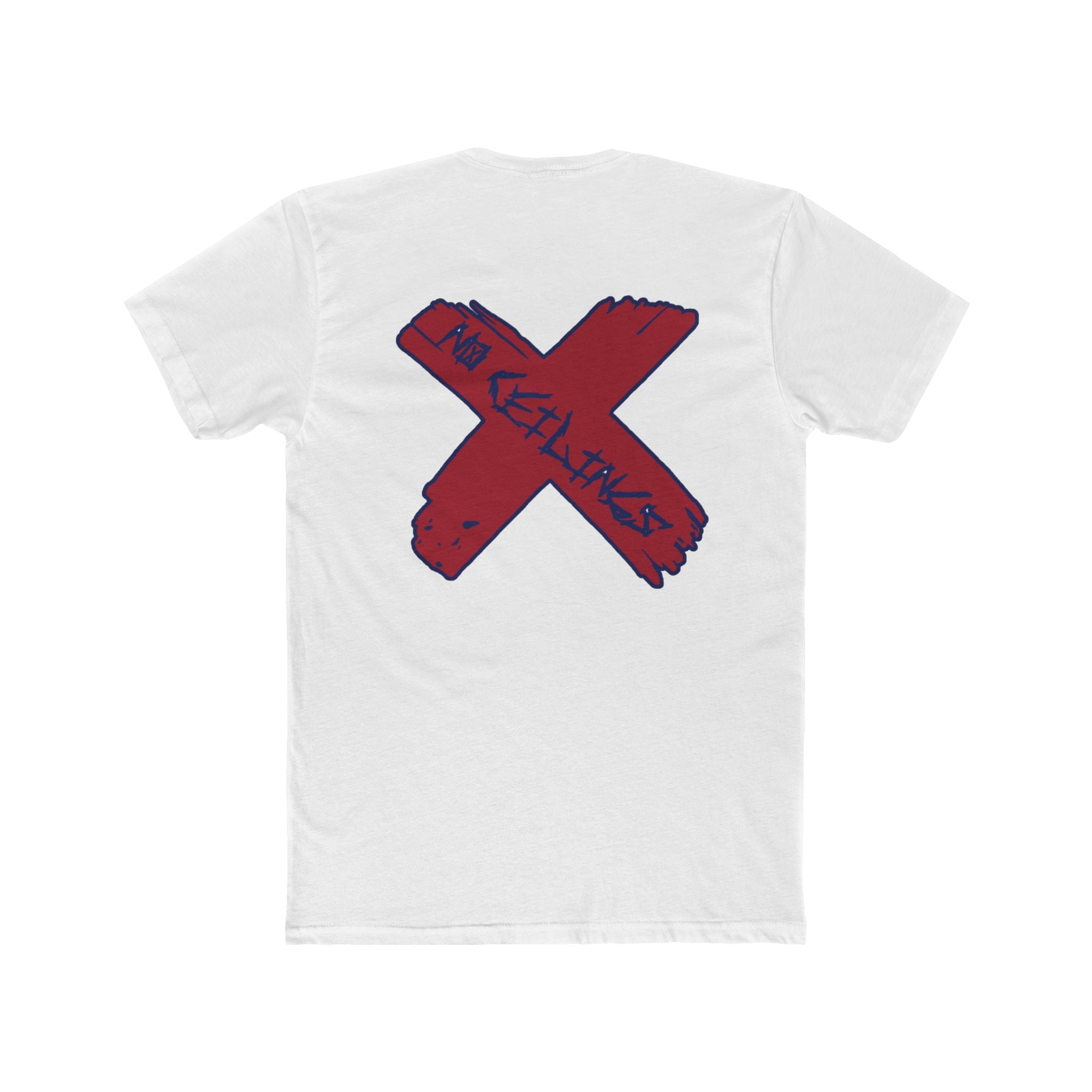 NFL Giants Themed Unisex Cotton Crew Tee - Noceilings X Logo