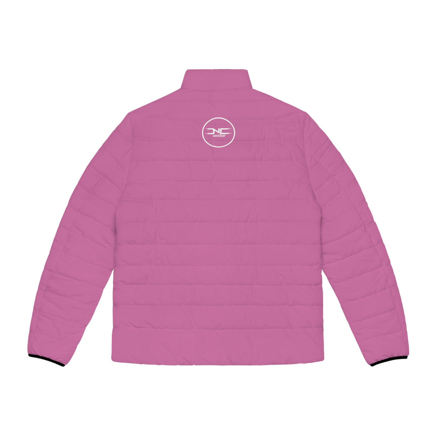 Pink Noceilings Men's Puffer Jacket (AOP)