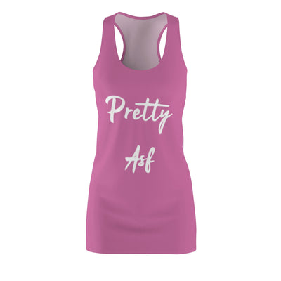 Pretty Asf Dress in Pink (AOP) - NoCeilingsClothing