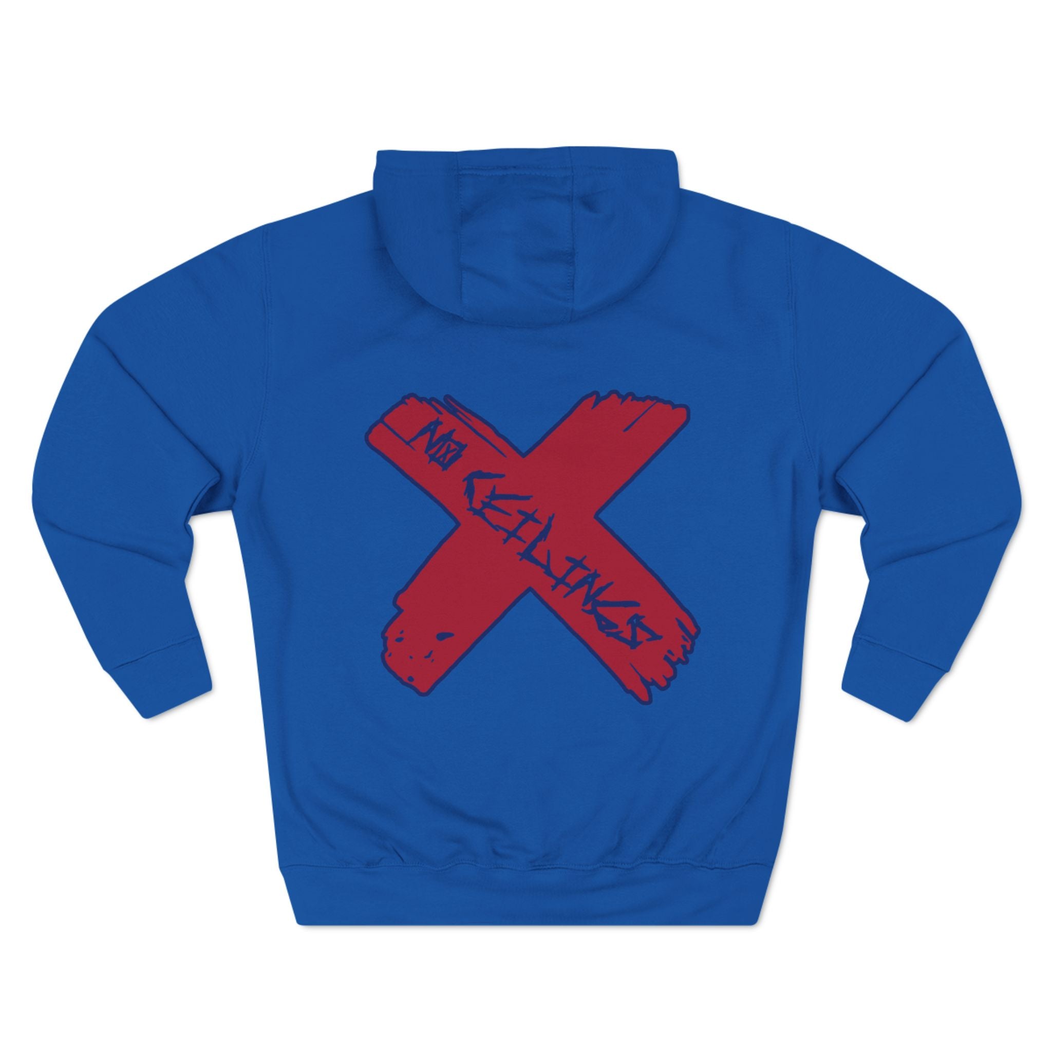 Noceilings X Style Logo in NFL Giants Colors Unisex Hoodie