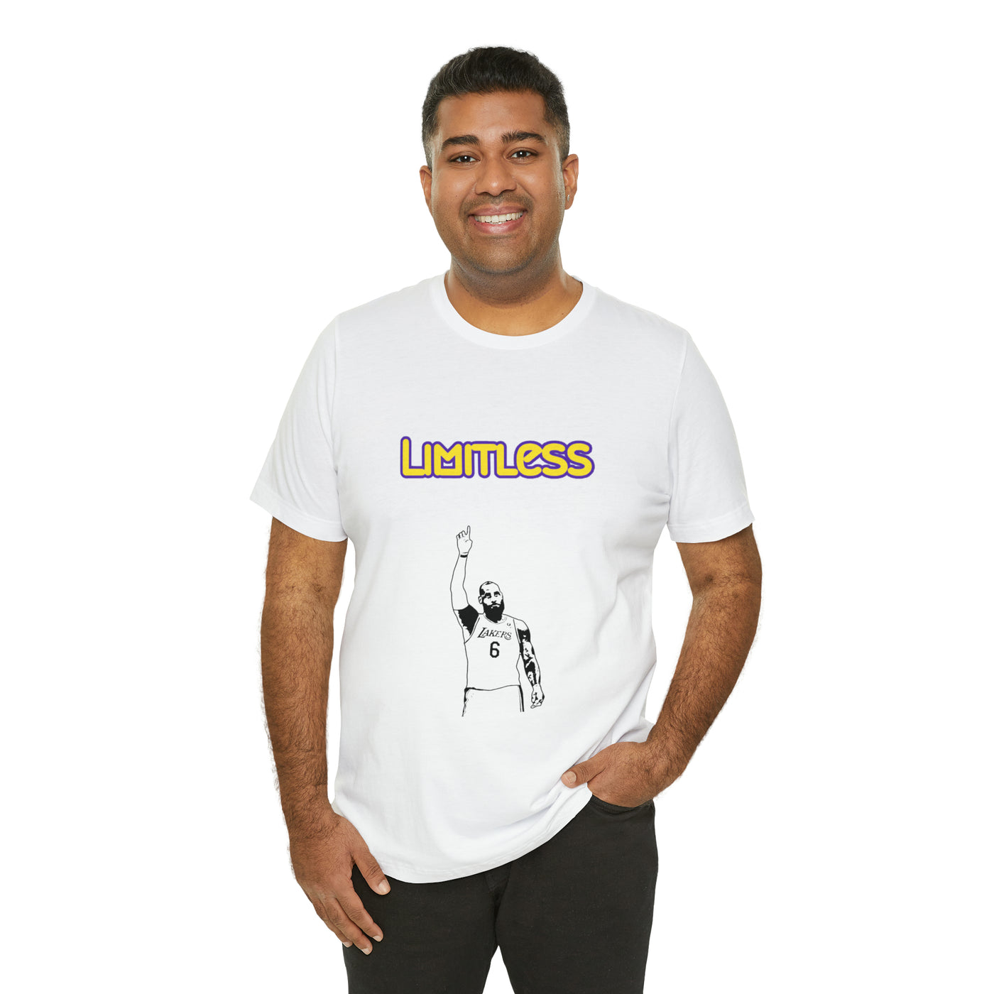 Limitless Lebron Unisex Jersey Short Sleeve Tee - NoCeilingsClothing