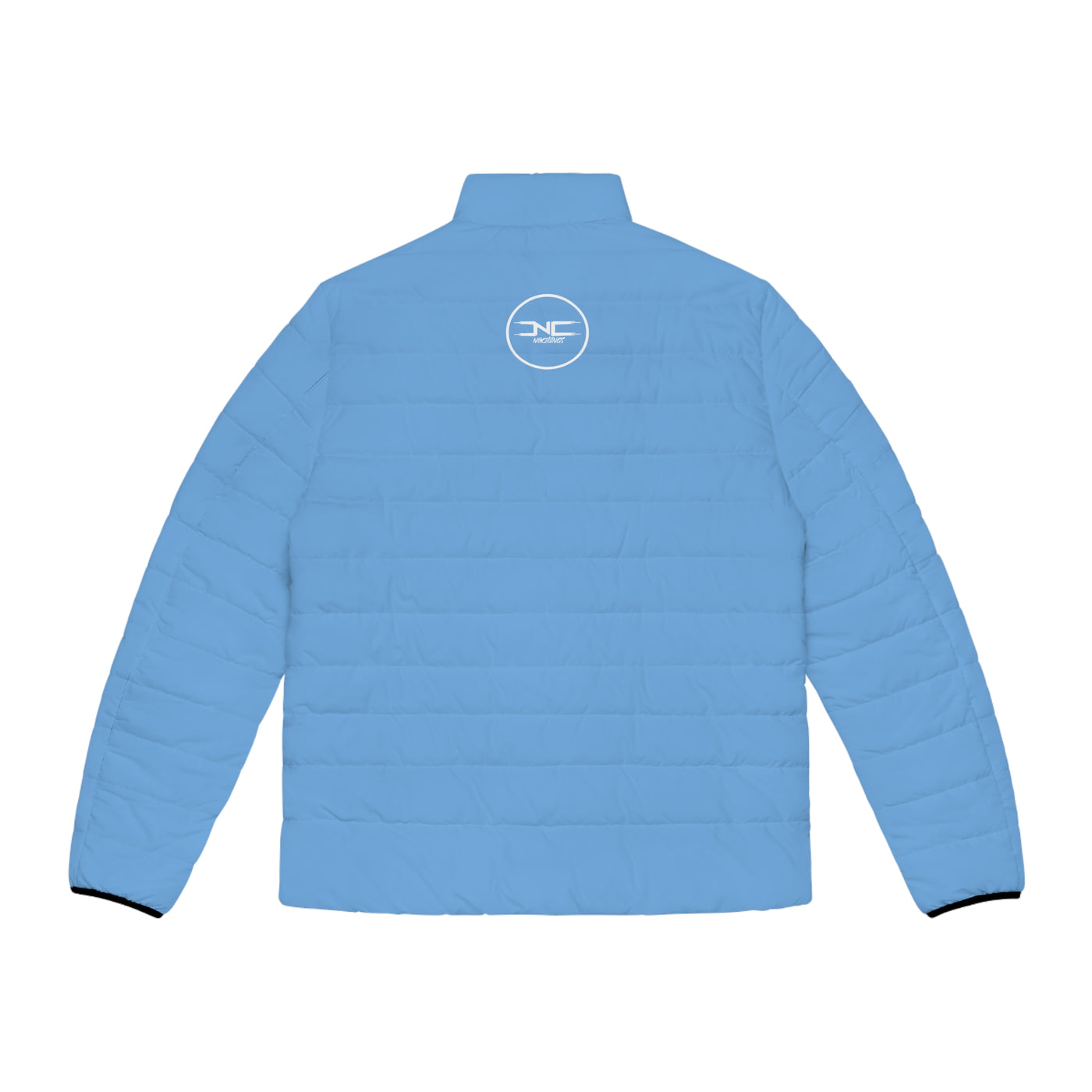 Carolina Blue Noceilings Men's Puffer Jacket (AOP)