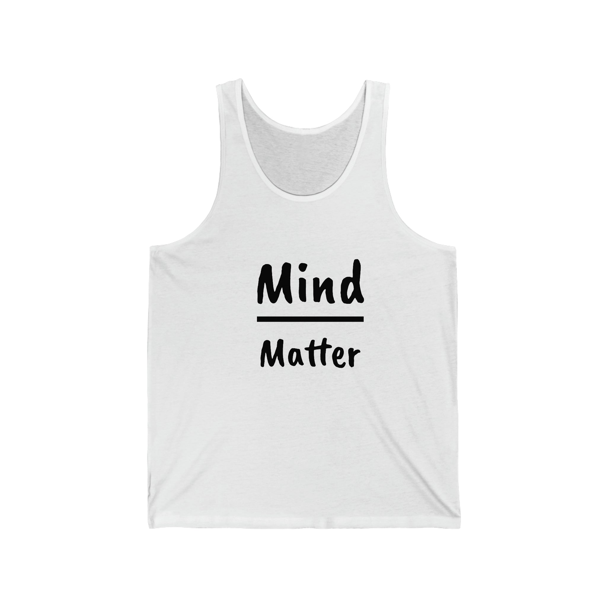 Mind over Matter Unisex Jersey Tank - NoCeilingsClothing