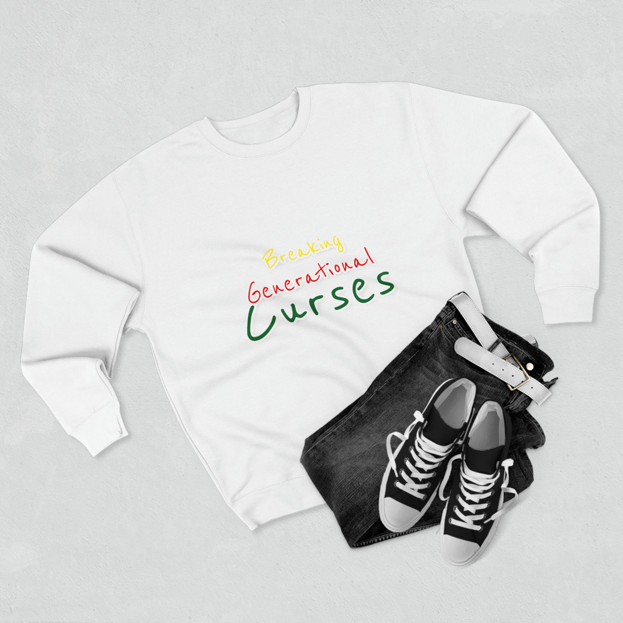 Breaking Generational Curses Multiple CW Unisex Premium Crewneck Sweatshirt