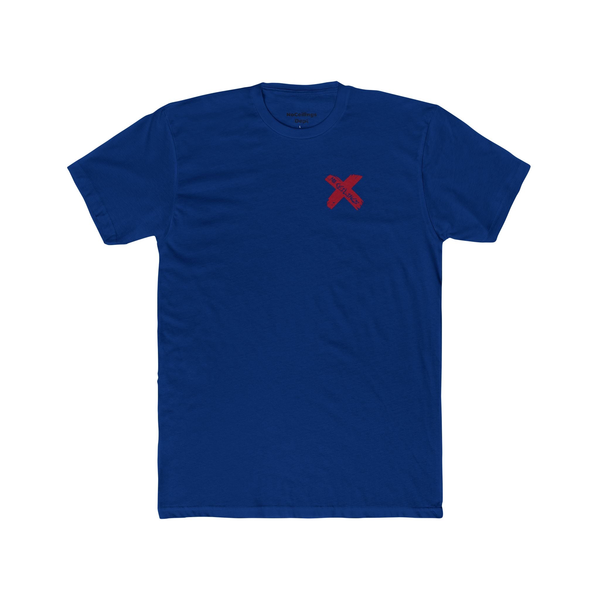 NFL Giants Themed Unisex Cotton Crew Tee - Noceilings X Logo