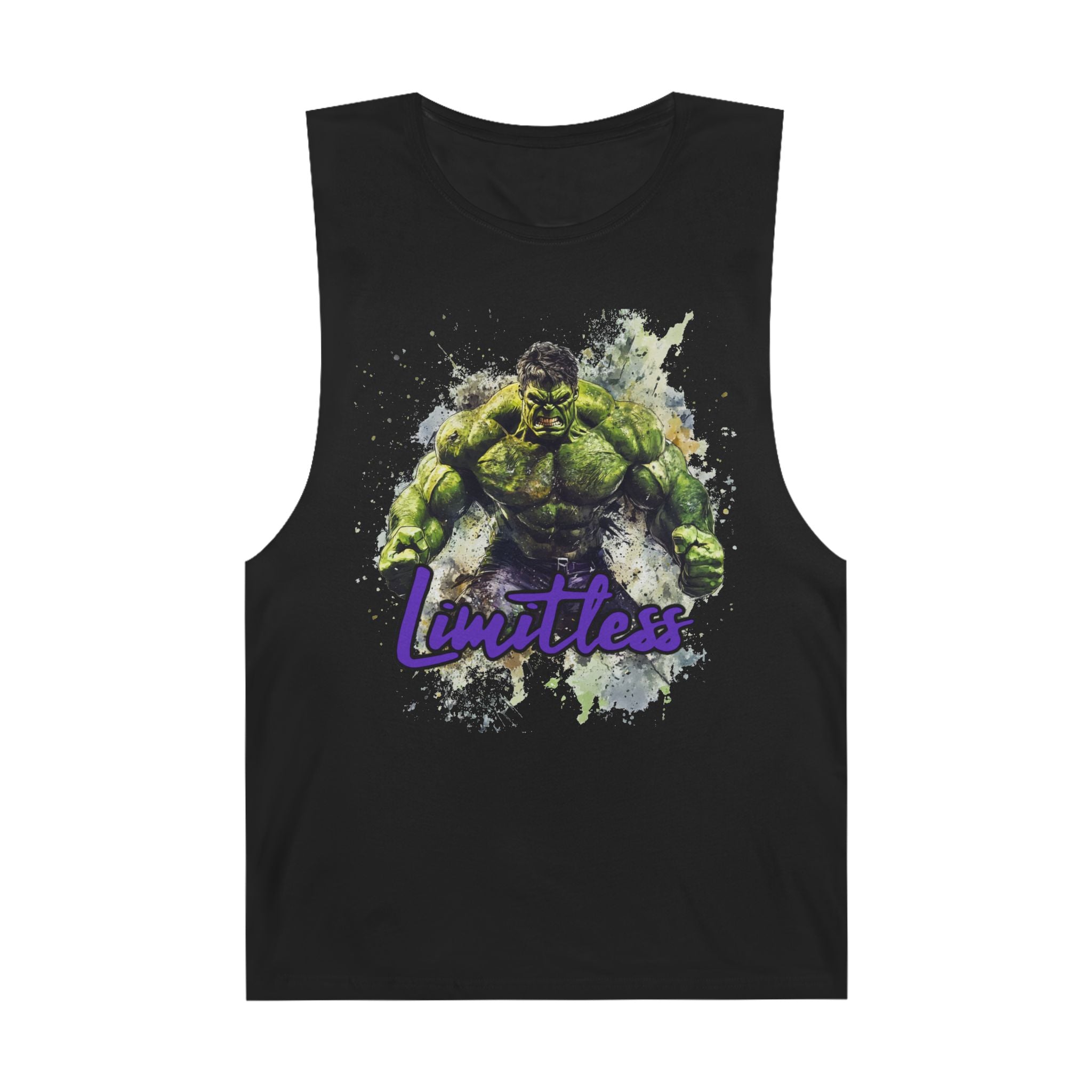 Incredible Hulk Limitless Grunge style Cutoff