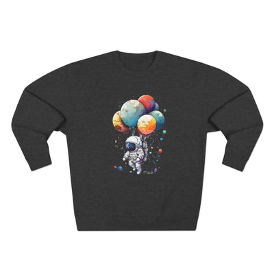 Fly High Astronaut Unisex Premium Crewneck Sweatshirt