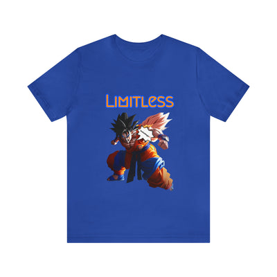 Limitless Goku Jersey Short Sleeve Tee - NoCeilingsClothing