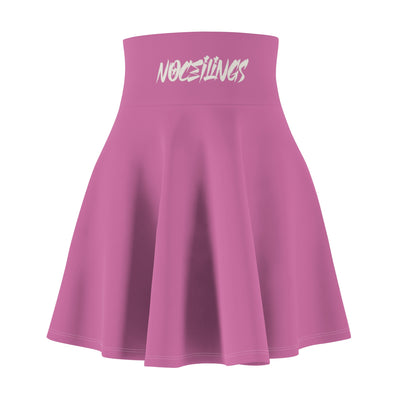 Noceilings Women's Skater Skirt in pink (AOP) - NoCeilingsClothing
