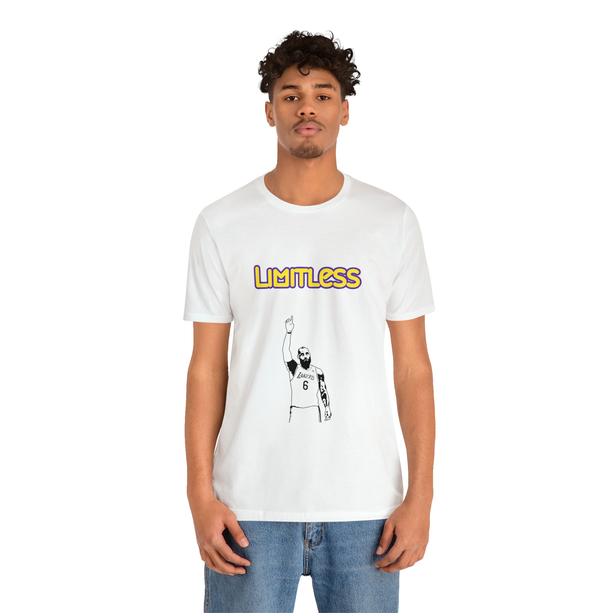 Limitless Lebron Unisex Jersey Short Sleeve Tee - NoCeilingsClothing