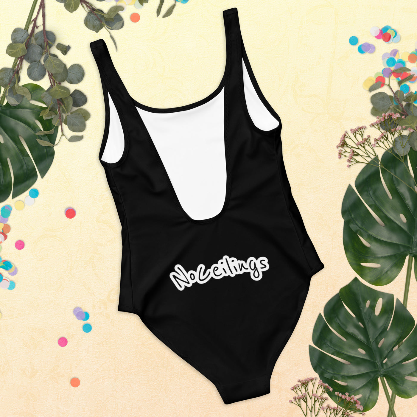 No Fake Love One-Piece Swimsuit