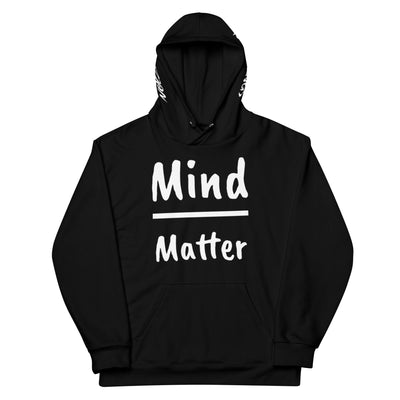 Mind over Matter Black Unisex Hoodie