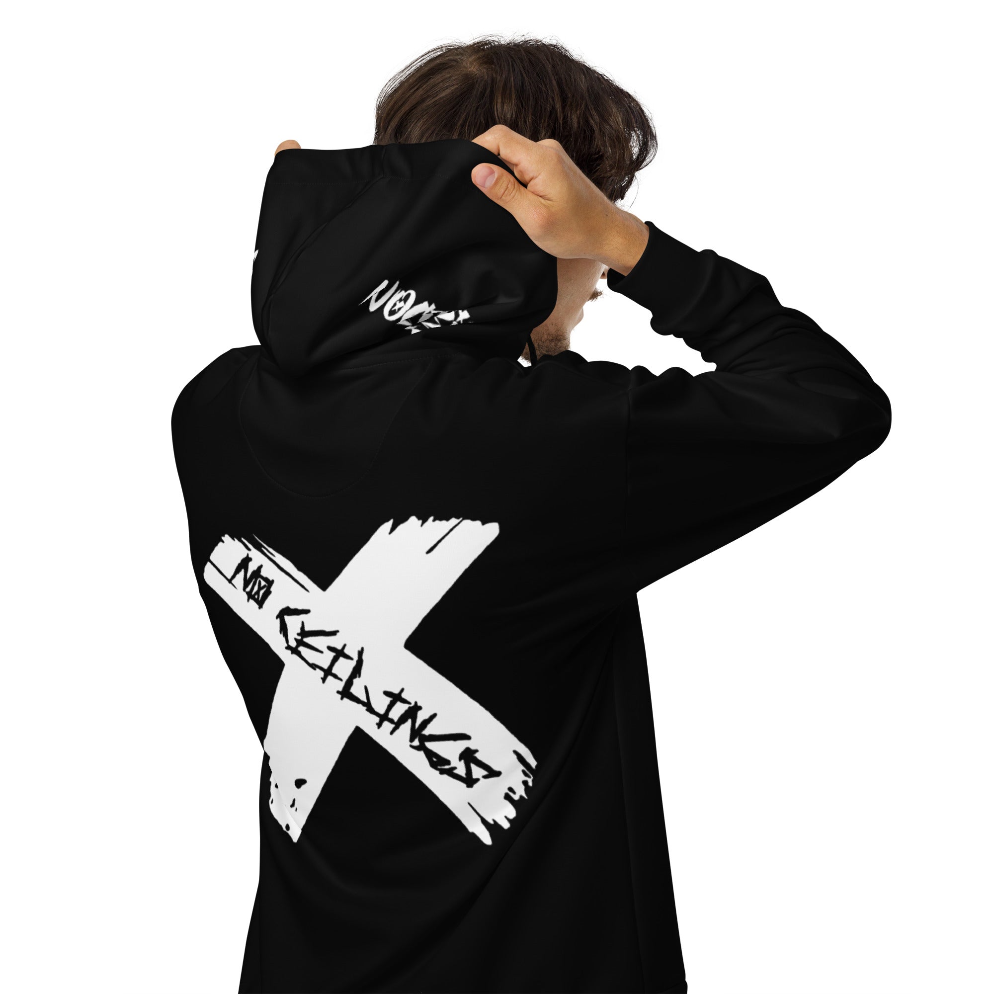 X Style Unisex zip hoodie