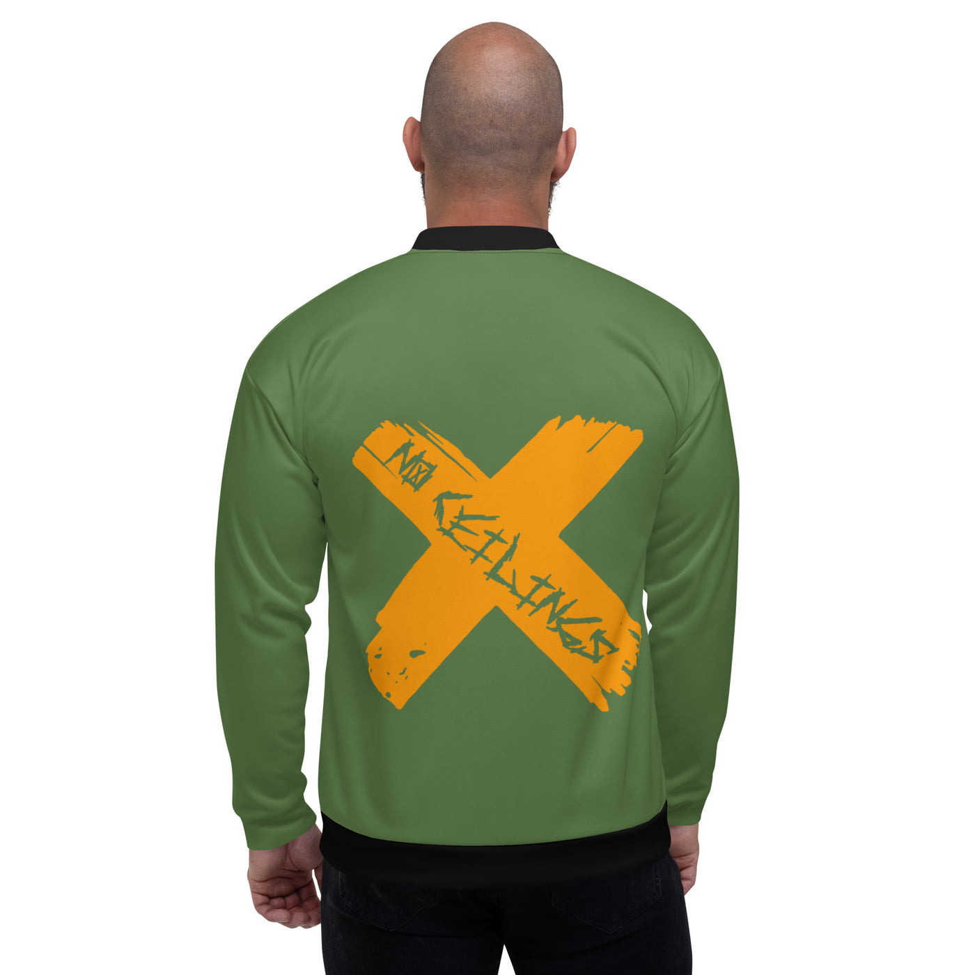 Green Unisex Bomber Jacket
