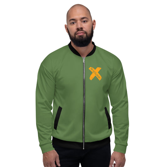 Green Unisex Bomber Jacket