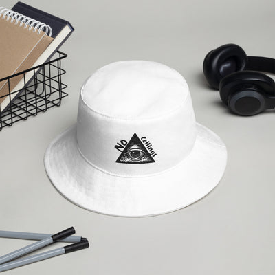 Pyramid Bucket Hat in White - NoCeilingsClothing