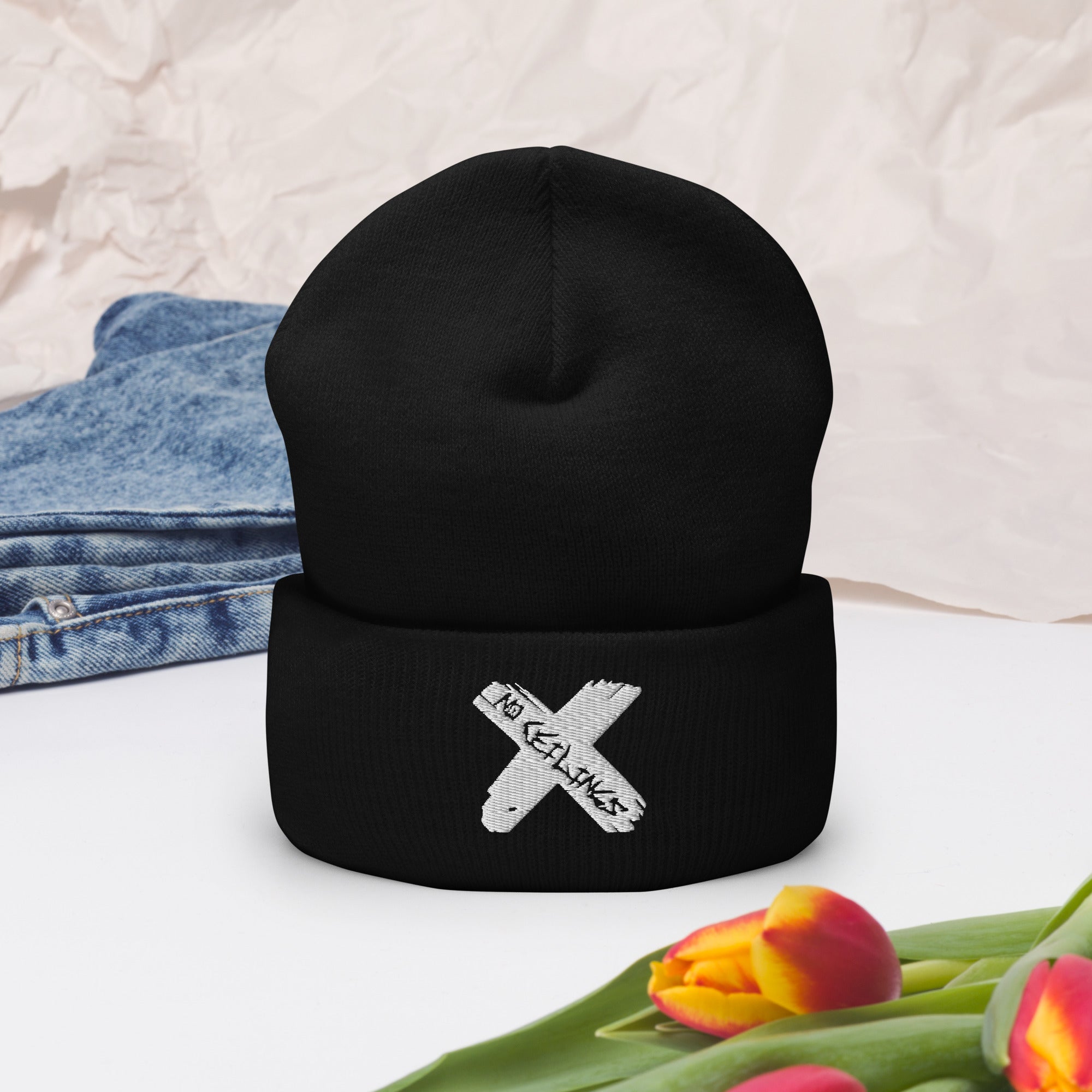 X style Cuffed Beanie