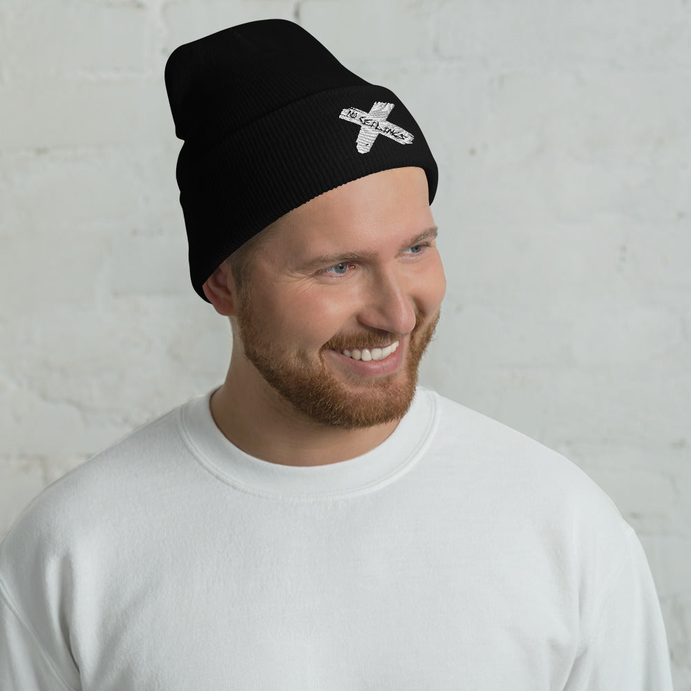 X style Cuffed Beanie