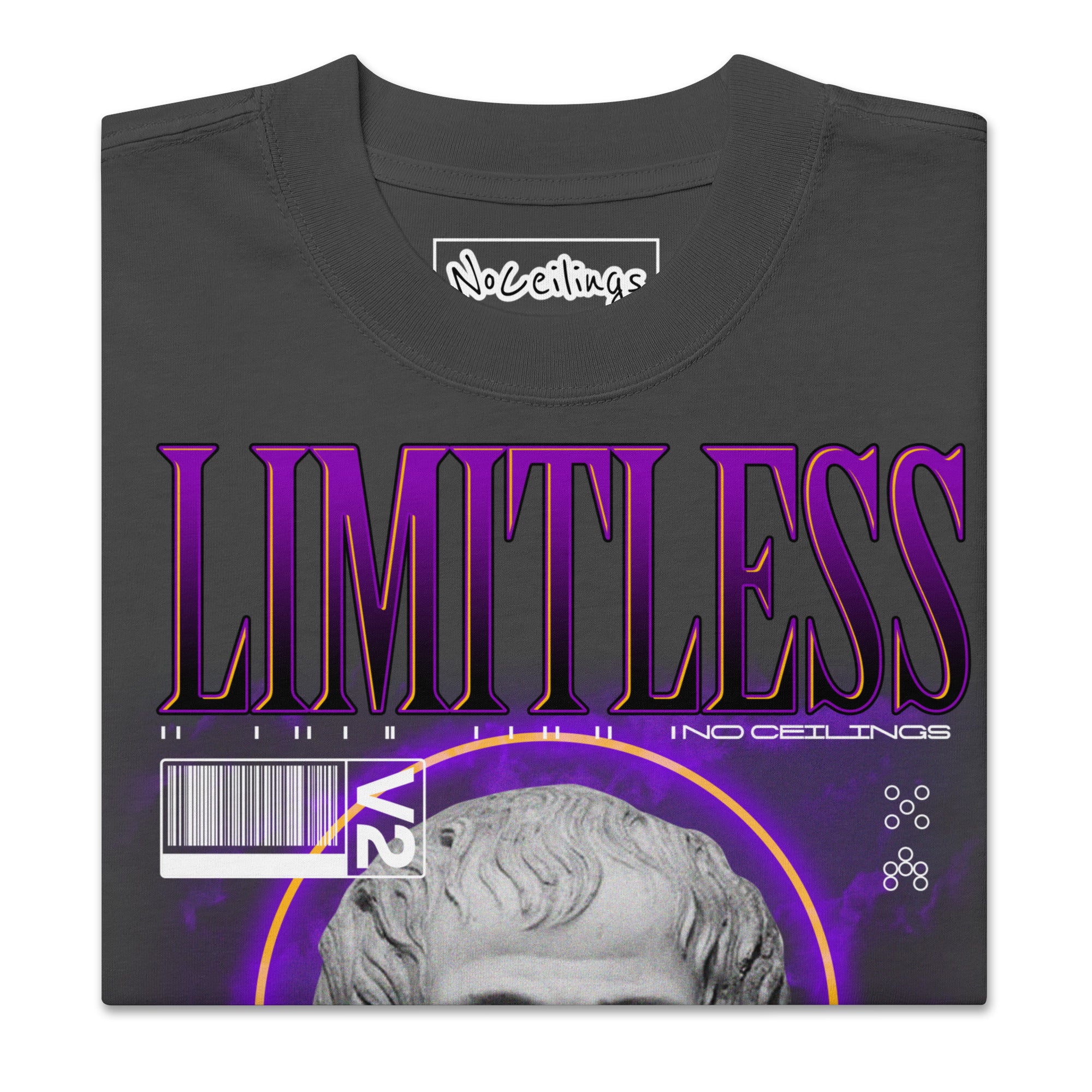 Limitless Aristotle 2 Oversized faded t-shirt