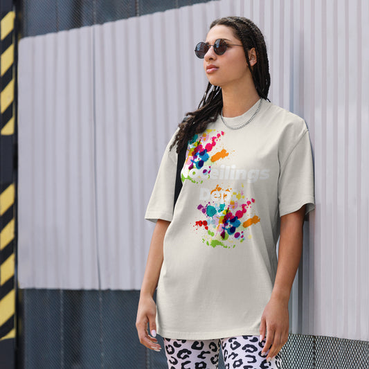 Paint Splatter Oversized Tee