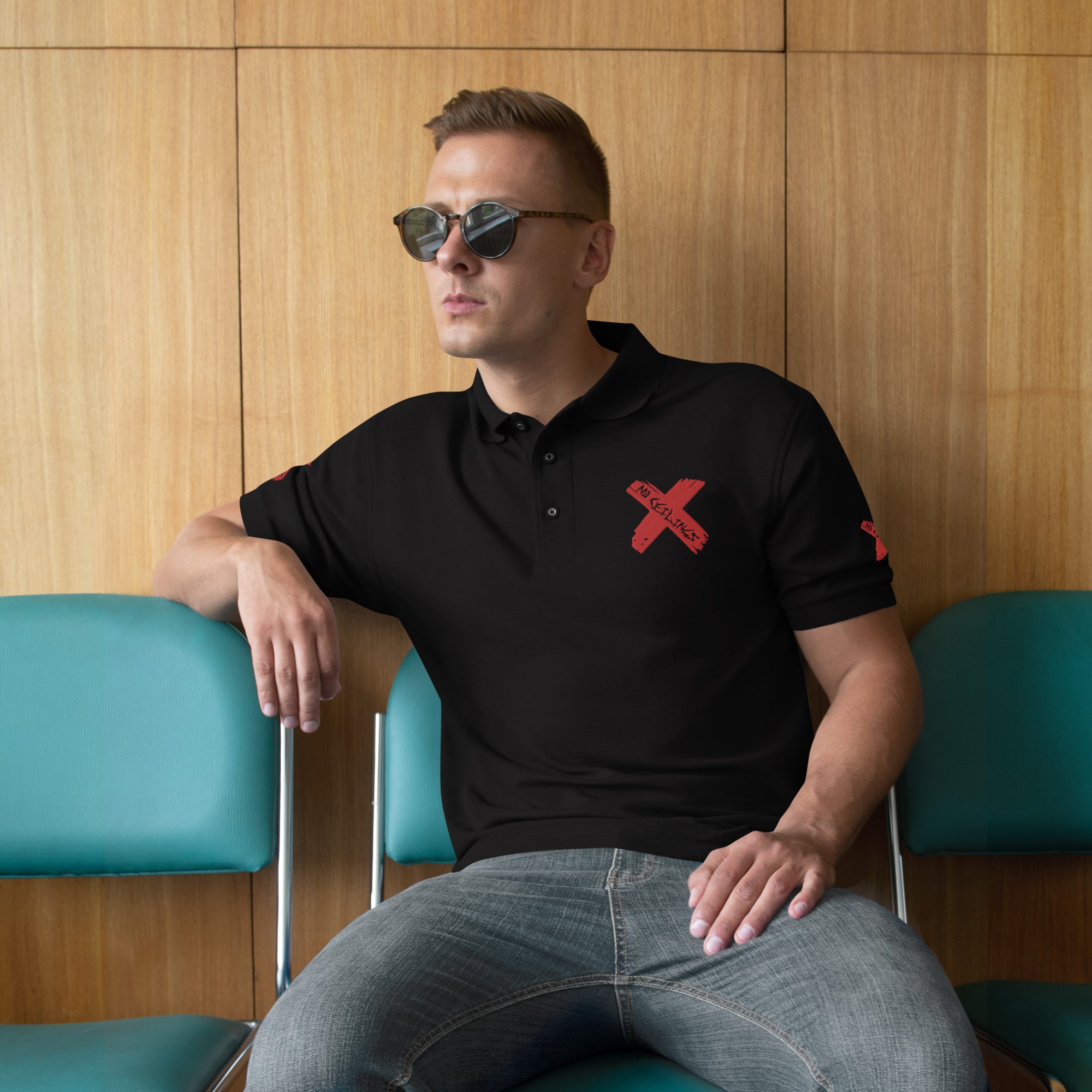 X Style “Red X” Men's Premium Polo