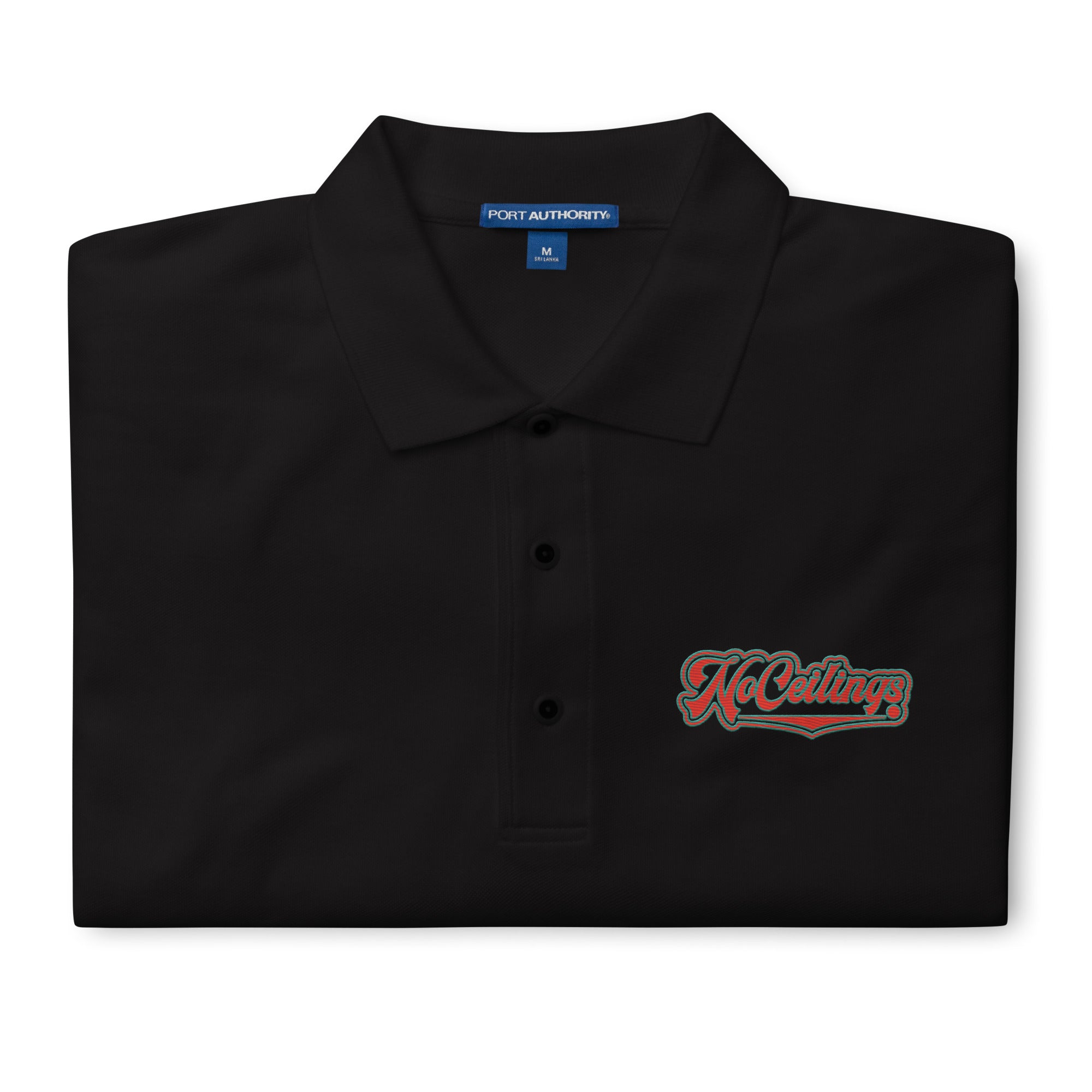 Grn/Red Noceilings Men's Premium Polo