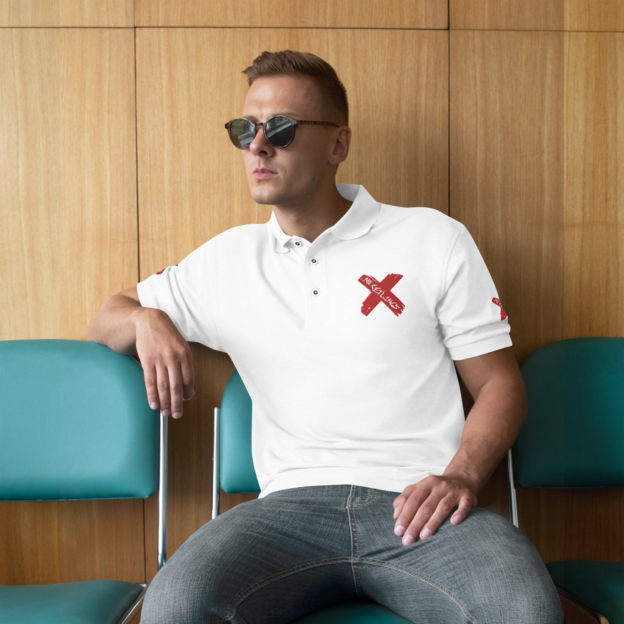 X Style “Red X” Men's Premium Polo