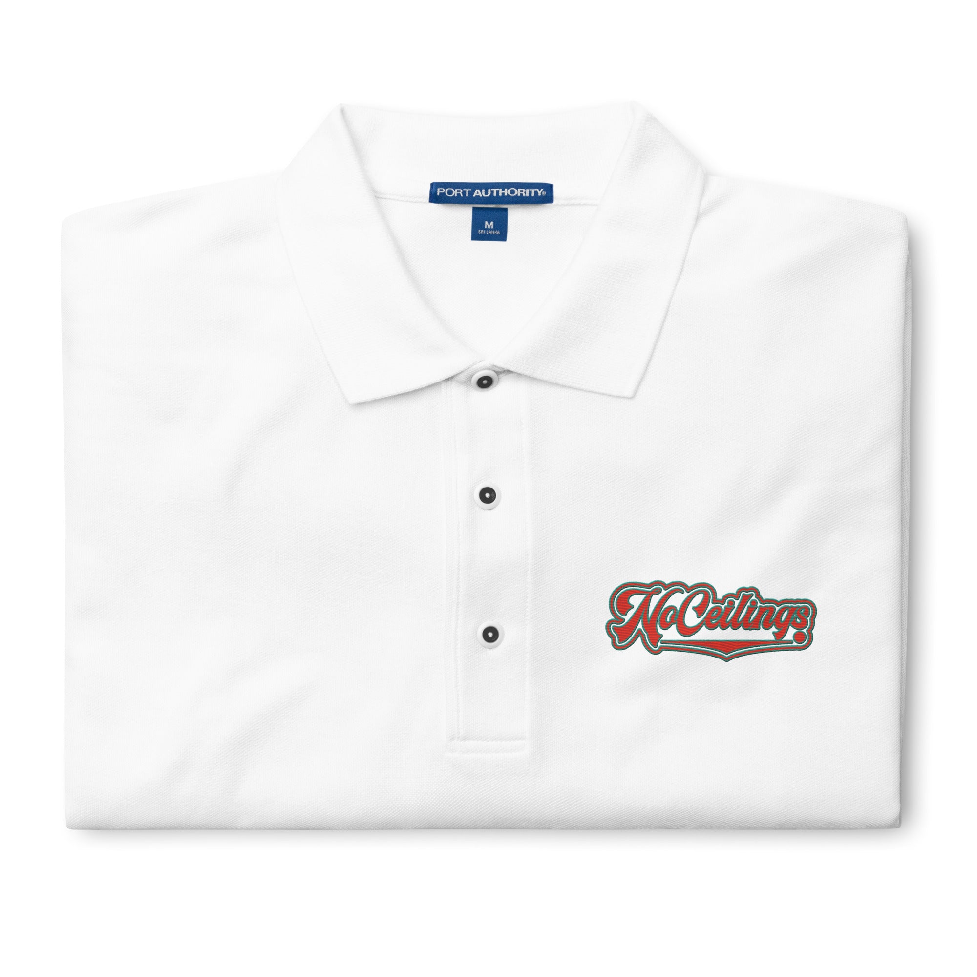 Grn/Red Noceilings Men's Premium Polo