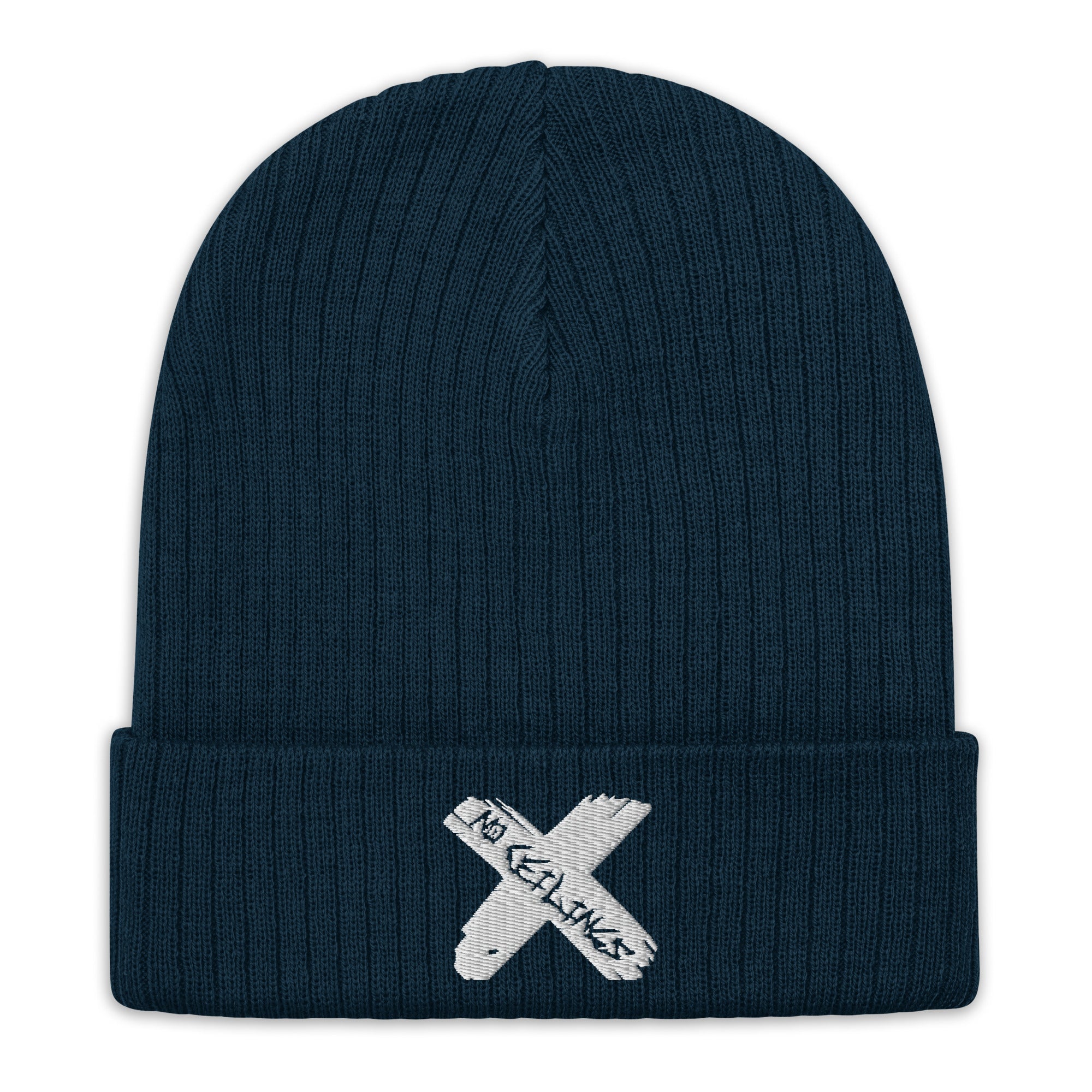 X style Ribbed knit beanie