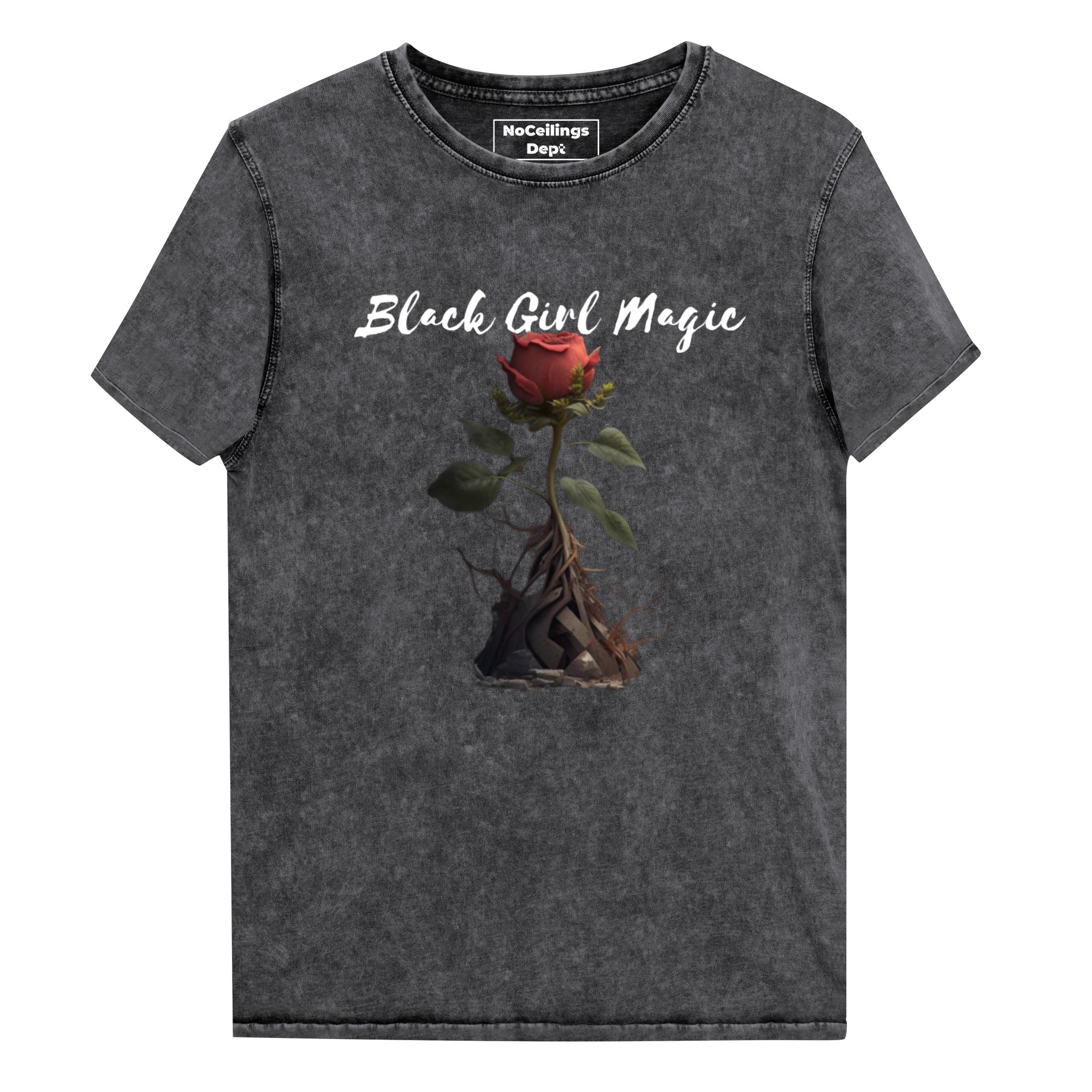 Black Girl Magic Denim T-Shirt