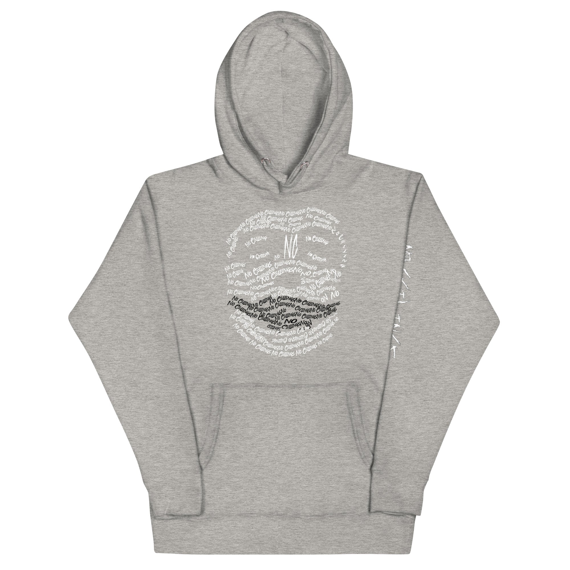 Grey Joker Face Unisex Hoodie