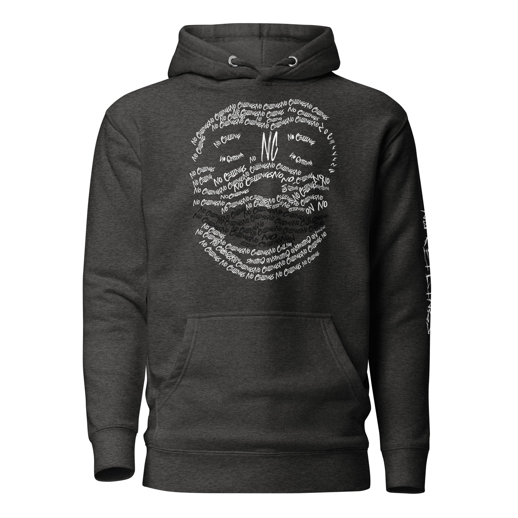 Grey Joker Face Unisex Hoodie