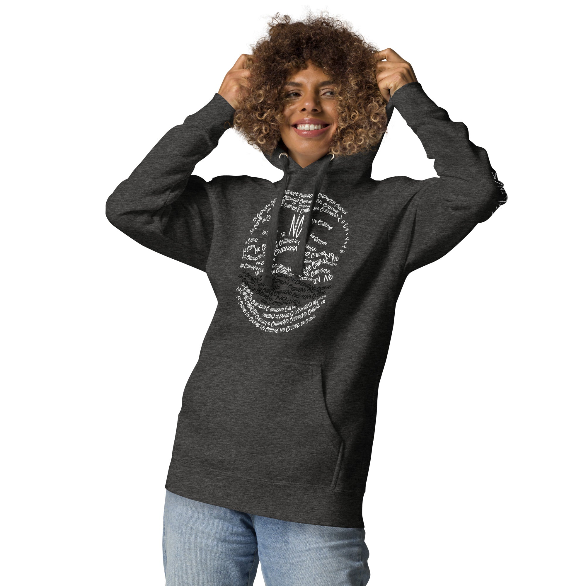 Grey Joker Face Unisex Hoodie