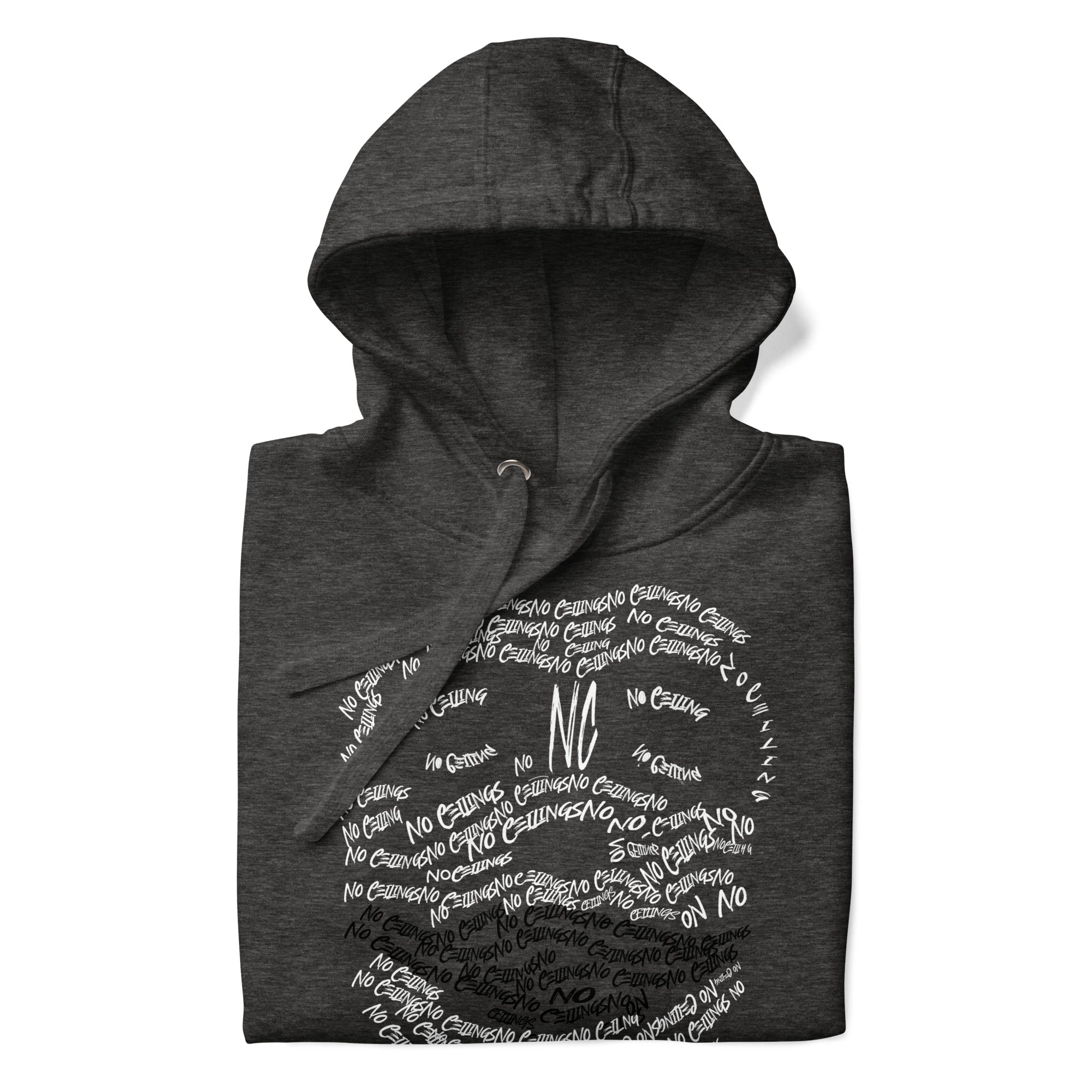 Grey Joker Face Unisex Hoodie